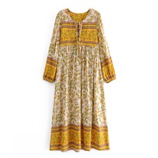 Boho Maxi Midi Dress long