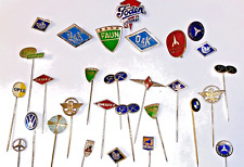 JOBLOT VINTAGE GERMAN CAR VEHICLE LAPEL PINS AND BADGES BMW VW MERCEDES FODEN