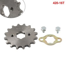 420 Chain 20mm 16T Front Sprocket For ATV Pit Bike 110cc 125cc 140cc