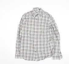 Brioni Men's Beige Check Long