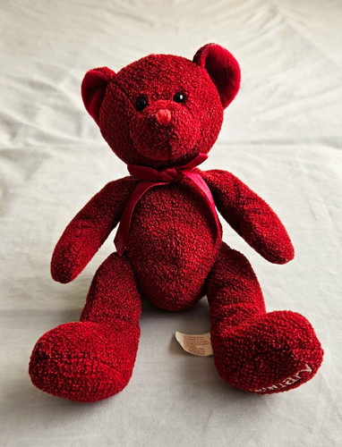 Russ january red teddy bear - january,