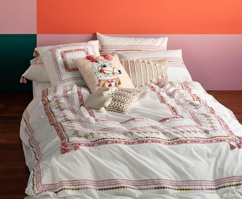 Kas maria quilt cover set - kas, in