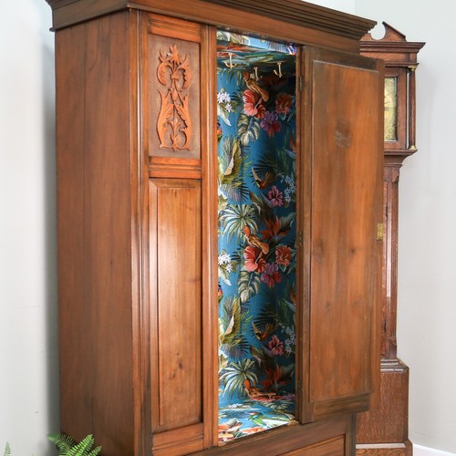 Antique wardrobe edwardian - antique,