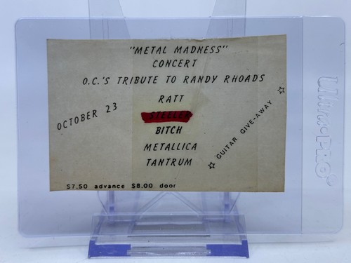 1982 metallica metal - metallica, “metal