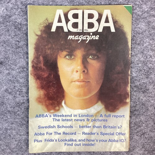Abba magazine issue - abba,
