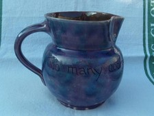 ANTIQUE BARON BARNSTABLE TOO MANY COOKS SPOIL THE MINERS  MOTTO WARE JUG . M3590