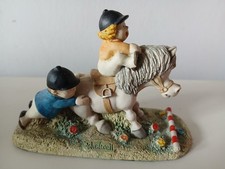 Collectors Thelwell Pony Horse Ornament - Easy Jump First - Boxed