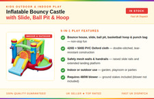 Inflatable Bounce House with