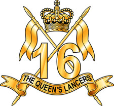 16th 5th Queen's Royal Lancers Vinyl Stickers Decal Army Veteran (SK378)
