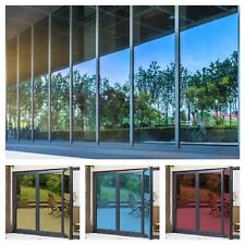 Mirror Reflective One Way Mirror Window Film Privacy Glass Solar Tint
