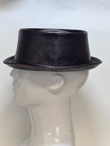 Dark brown leather pork - , pie