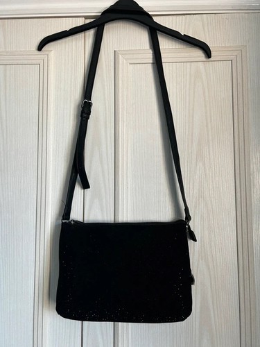 Bnwot laura ashley black suede - ashley,