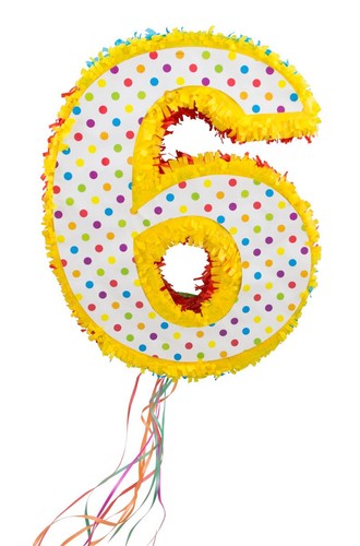 Large number pinata 49cm - 6,