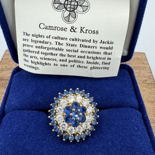 Camrose kross ring size blue - kross, q