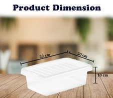 Small litre clear plastic - clear,