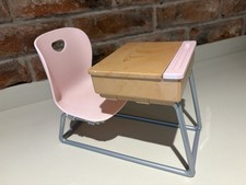 Our Generation Doll PINK SCHOOL DESK & accessories 
