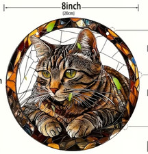 Lovely Tabby Cat Suncatcher