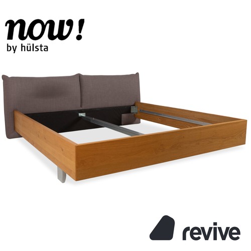 Hülsta now wooden bed brown - hülsta,