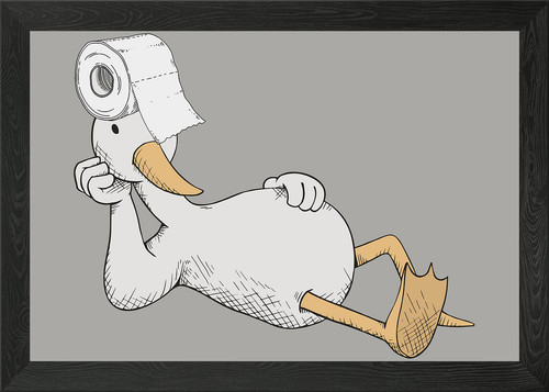 Cartoon duck with - duck,