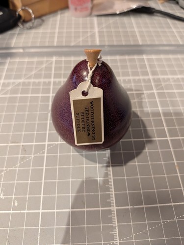 Handcrafted wooden pear - pear,