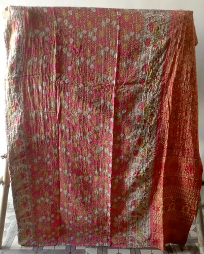 Vintage kantha blanket - kantha,