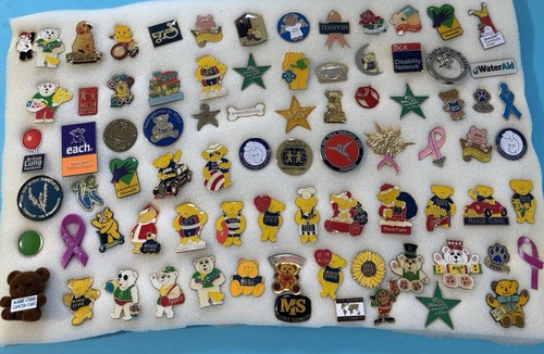 Charity pin badges - 81,
