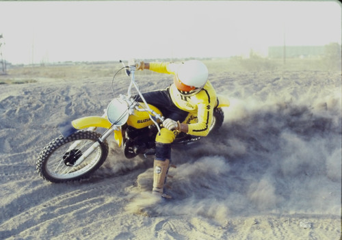 1970s vintage suzuki motocross - suzuki,