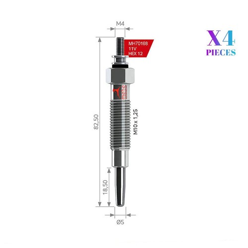 Glow plugs fits ford - fits,