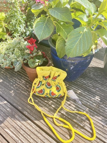 Zara yellow watermelon - zara, beaded