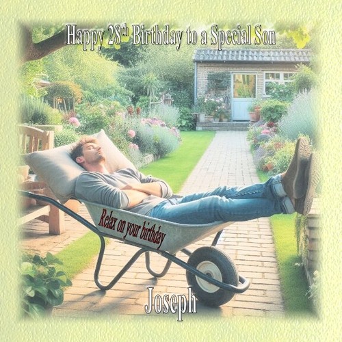 Personalised birthday card - birthday,