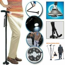 FOLDABLE WALKING STICK WITH