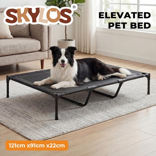 Skylos elevated dog - dog, bed