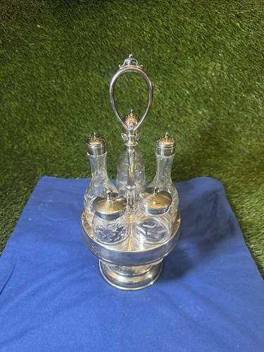 Vintage silverplate revolving - vintage,