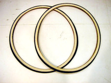 Two 27 x 1 1/4 Whitewall Racer
