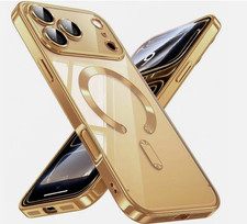 Shockproof Plating Magsafe Slim Case for iPhone 17 16 15 14 13 12 Pro Max Plus