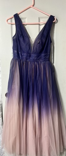 Mac duggal ombre sleeveless - mac, v