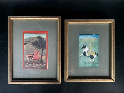 Pair framed persian - framed,