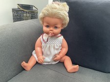 Vintage 1970s Palitoy Tiny Tears Doll  Original Dummy & Dress