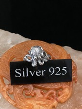 Silver Octopus Ring