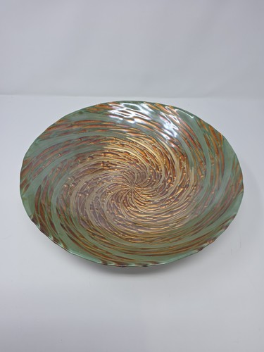 Mcm vintage hand blown swirl - blown,