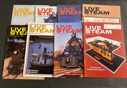Vintage magazine live steam - live,