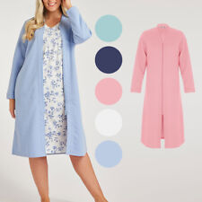 Ex Bonmarche Diamond Quilted Robe with Zip Through Fastening