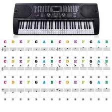 Piano Stickers Coloured/Black