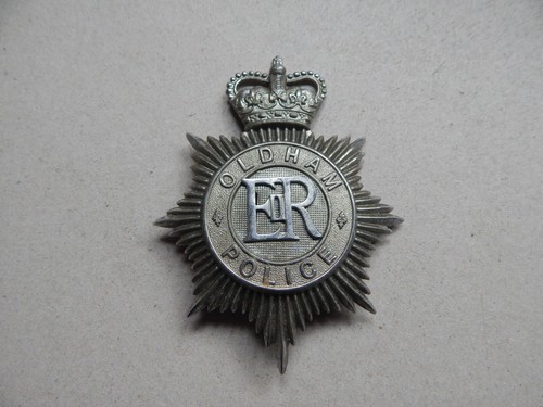 Obsolete oldham police helmet - obsolete,