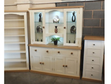 BUCKINGHAM PAINTED 4 DOOR DISPLAY DRESSER- BESPOKE SIZES & COLOURS AVAILABLE