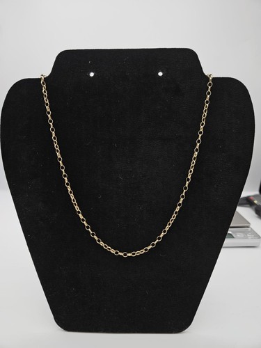 9ct gold belcher chain 20 - chain,,