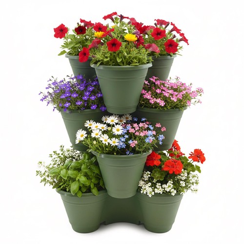 Stackable strawberry planters - stackable,