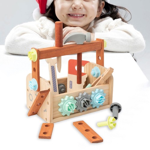 Wood tool set for - kids, wooden