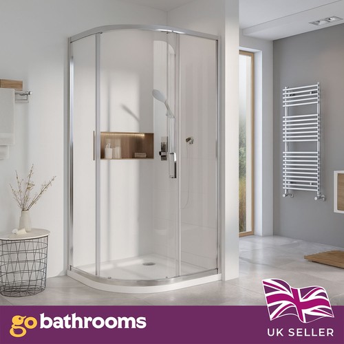 Chrome quadrant shower - quadrant,