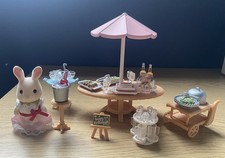 Sylvanian Families Seaside Birthday Party With Chocolate Rabbit Girl  #5207